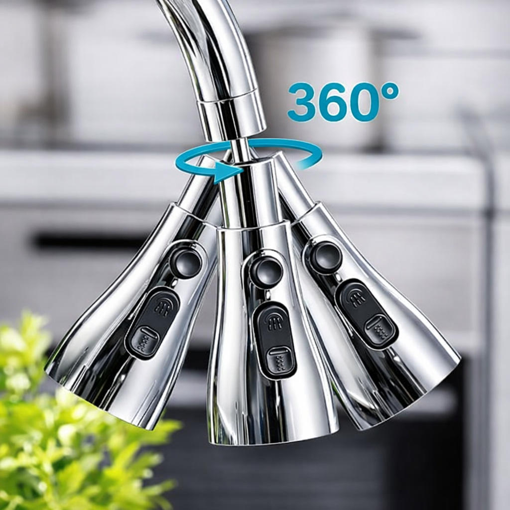 Flexible Tap Extension for Kitchen Sink