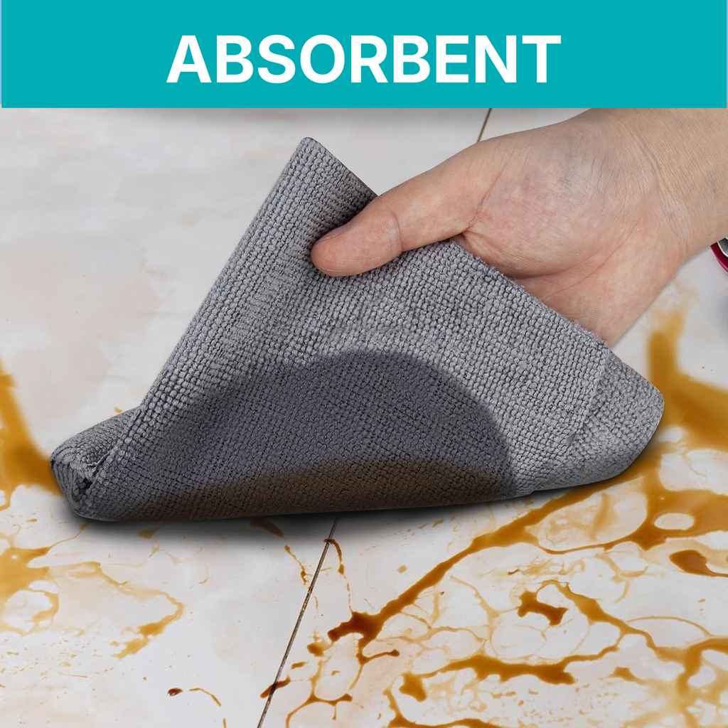 Reusable Microfiber Cleaning Cloth Roll